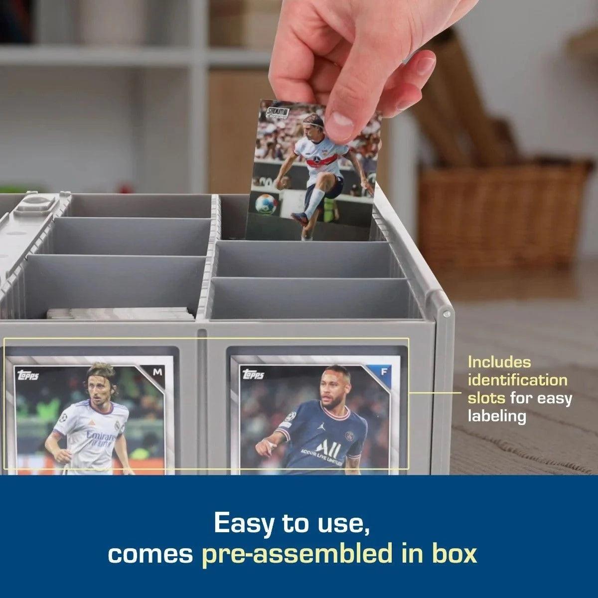 Collectible Card Bin - 3200 - Gray  BCW   