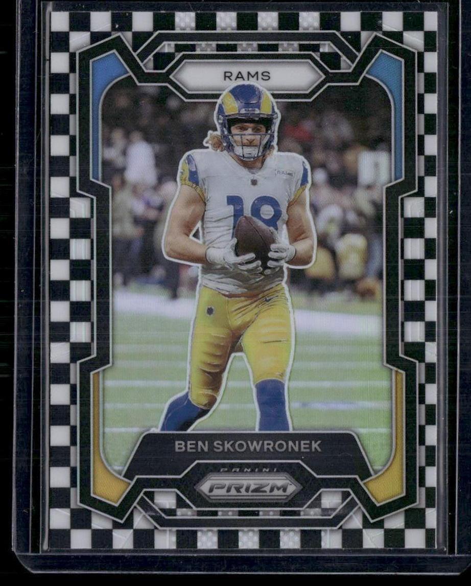 2023 Panini Prizm #163 Ben Skowronek Black and White Checker  Krazy King Collectibles LLC   