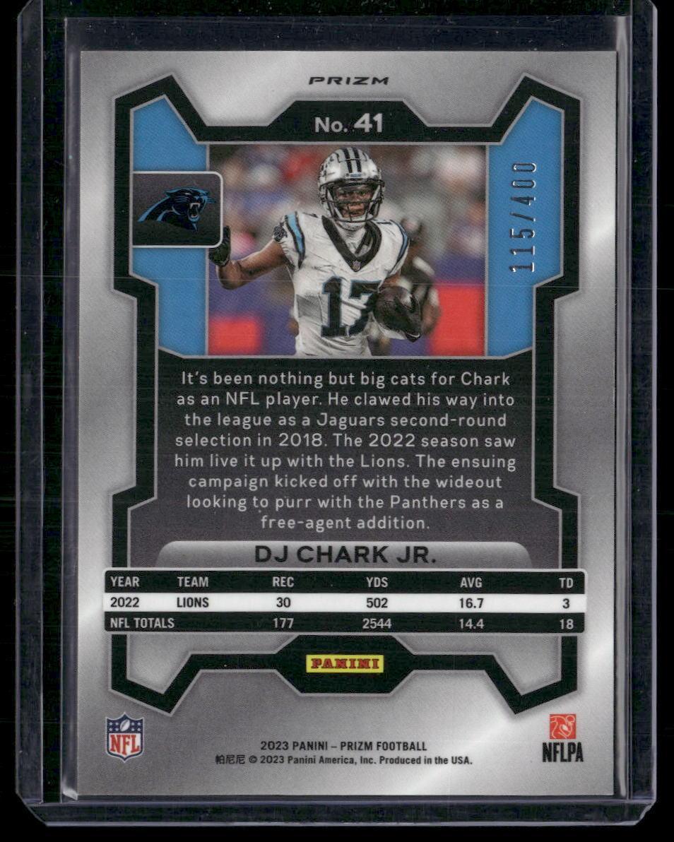 2023 Panini Prizm #41 DJ Chark Jr. Pandora #/400  Krazy King Collectibles LLC   