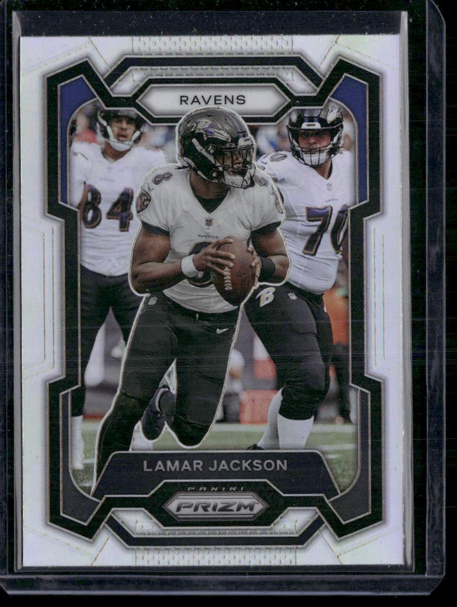 2023 Panini Prizm #18 Lamar Jackson Silver  Krazy King Collectibles LLC   