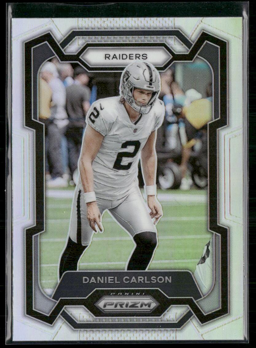 2023 Panini Prizm #173 Daniel Carlson Silver  Krazy King Collectibles LLC   