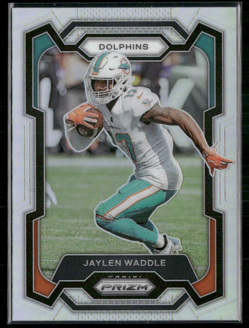 2023 Panini Prizm #185 Jaylen Waddle Silver  Krazy King Collectibles LLC   