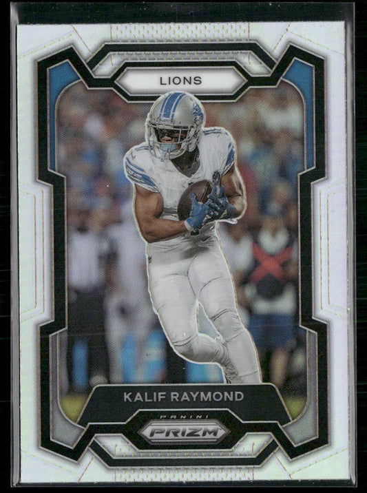 2023 Panini Prizm #100 Kalif Raymond Silver  Krazy King Collectibles LLC   