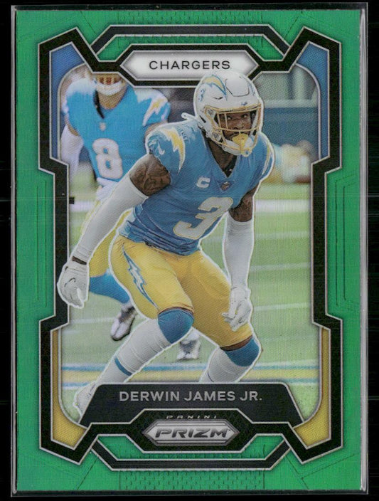 2023 Panini Prizm #155 Derwin James Jr. Green  Krazy King Collectibles LLC   