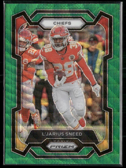 2023 Panini Prizm #146 L'Jarius Sneed Green Wave  Krazy King Collectibles LLC   