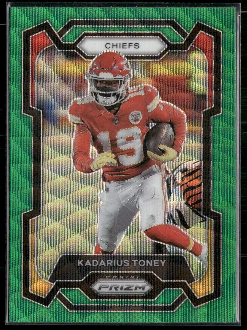 2023 Panini Prizm #145 Kadarius Toney Green Wave  Krazy King Collectibles LLC   