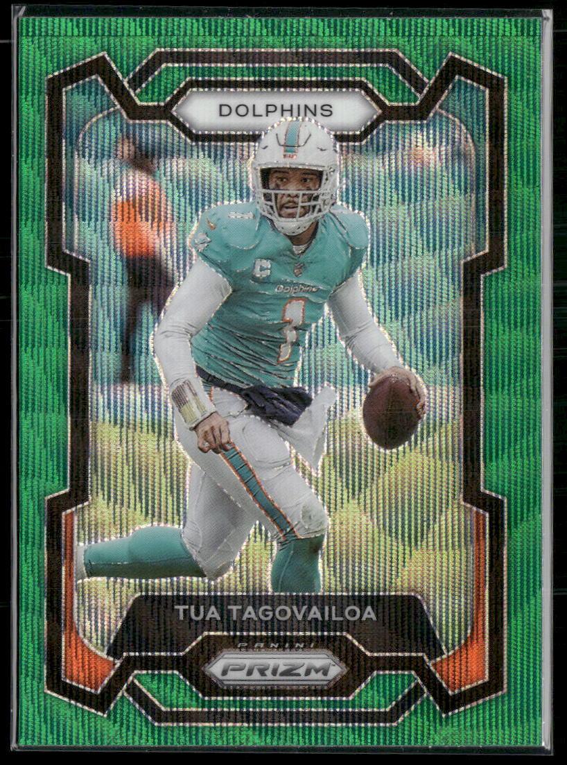 2023 Panini Prizm #190 Tua Tagovailoa Green Wave  Krazy King Collectibles LLC   