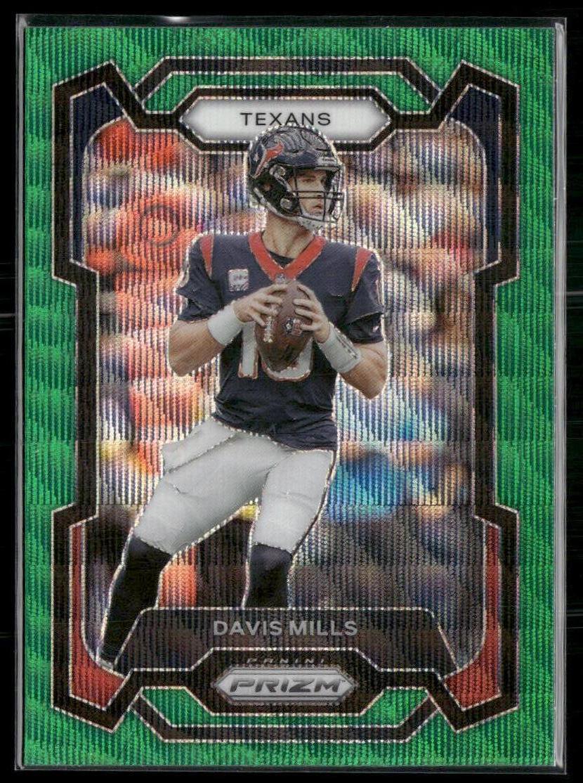 2023 Panini Prizm #117 Davis Mills Green Wave  Krazy King Collectibles LLC   