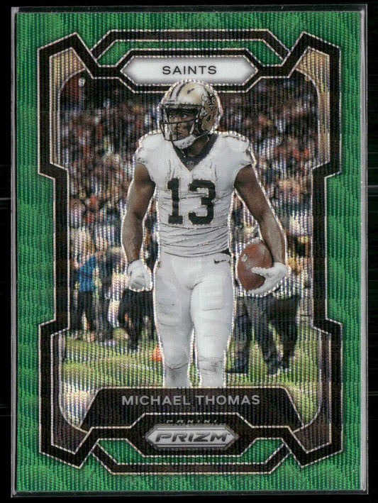 Prizm #216 Michael Thomas Green Wave  Krazy King Collectibles LLC   