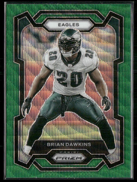 Prizm #241 Brian Dawkins Green Wave  Krazy King Collectibles LLC   