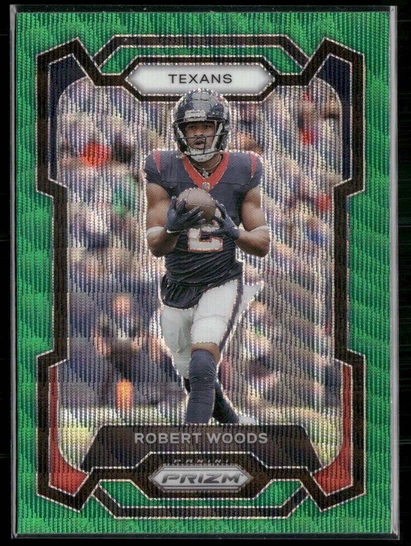 Prizm #123 Robert Woods Green Wave  Krazy King Collectibles LLC   