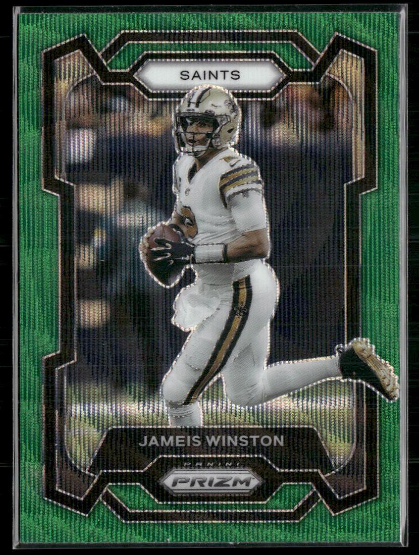 2023 Panini Prizm #214 Jameis Winston Green Wave  Krazy King Collectibles LLC   