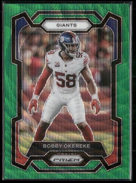 2023 Panini Prizm #124 Bobby Okereke Green Wave  Krazy King Collectibles LLC   