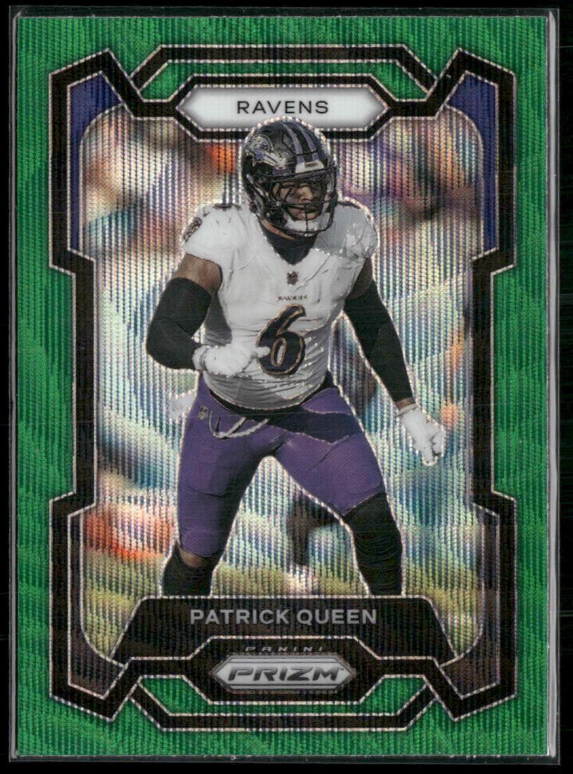 Prizm #24 Patrick Queen Green Wave  Krazy King Collectibles LLC   