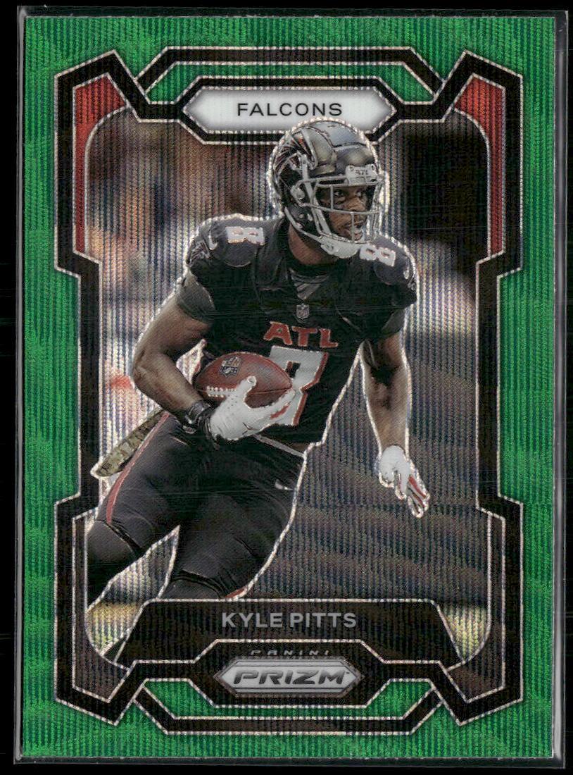 Prizm #11 Kyle Pitts Green Wave  Krazy King Collectibles LLC   