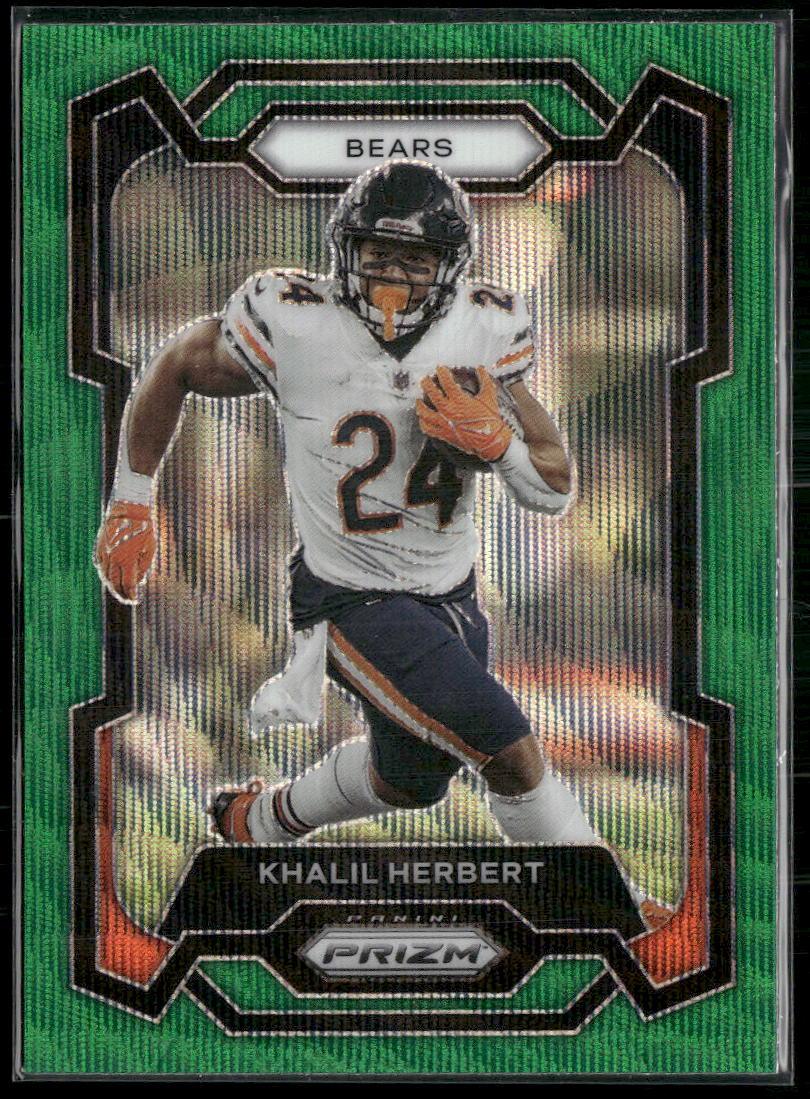 2023 Panini Prizm #51 Khalil Herbert Green Wave  Krazy King Collectibles LLC   