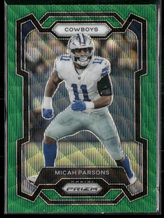 2023 Panini Prizm #78 Micah Parsons Green Wave  Krazy King Collectibles LLC   