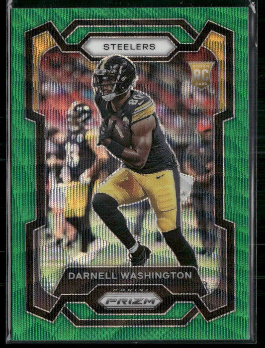 2023 Panini Prizm #384 Darnell Washington Green Wave  Krazy King Collectibles LLC   