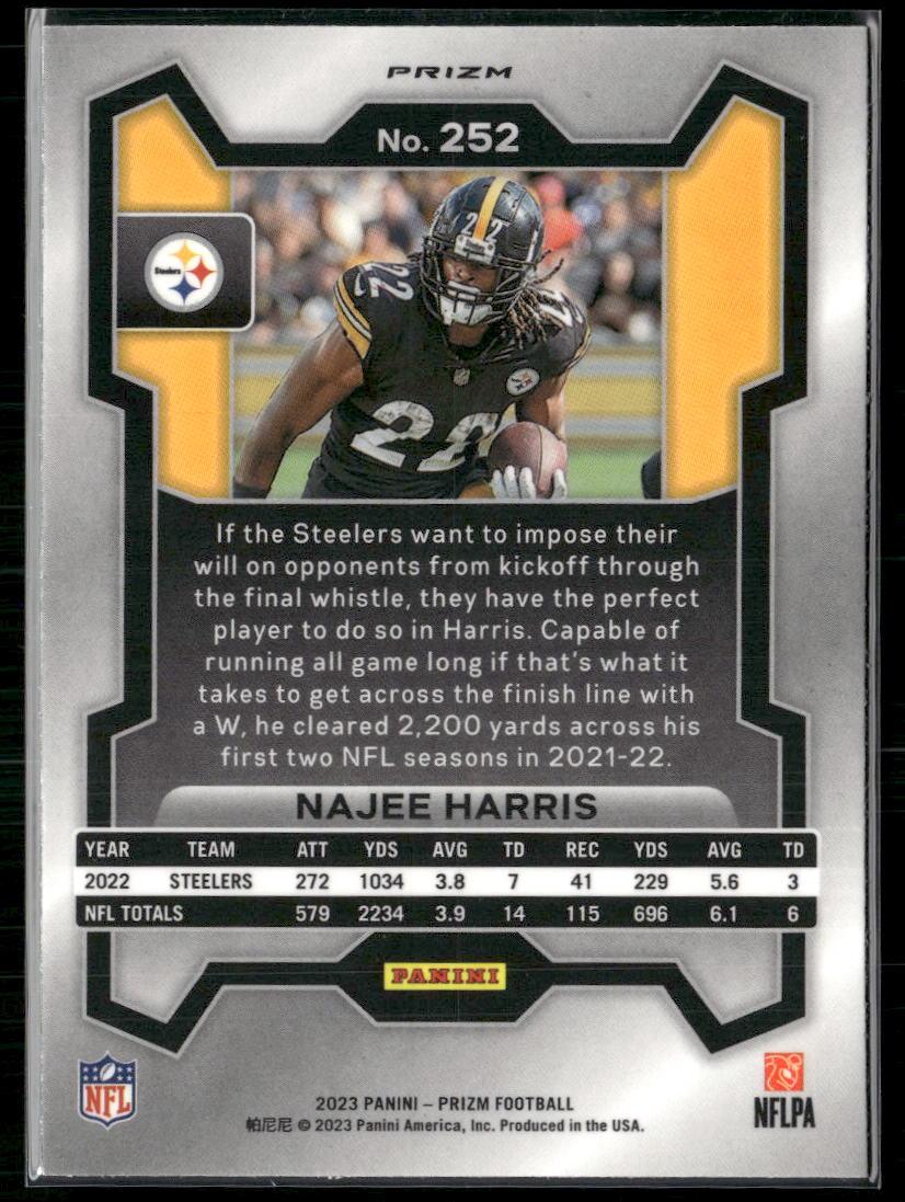 Prizm #252 Najee Harris Green Wave  Krazy King Collectibles LLC   