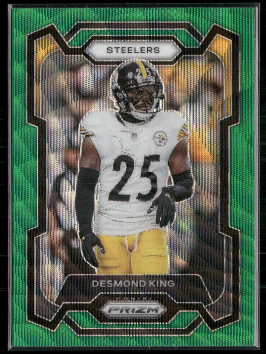 2023 Panini Prizm #118 Desmond King Green Wave  Krazy King Collectibles LLC   