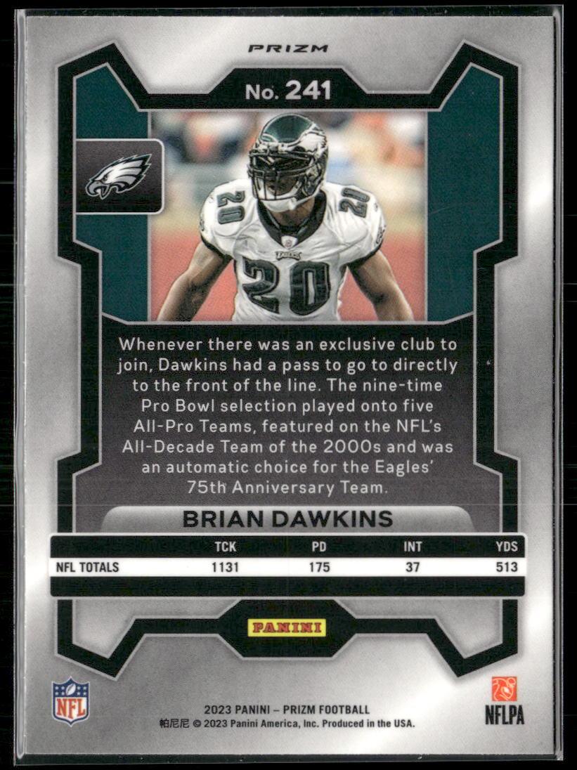 2023 Panini Prizm #241 Brian Dawkins Disco  Krazy King Collectibles LLC   