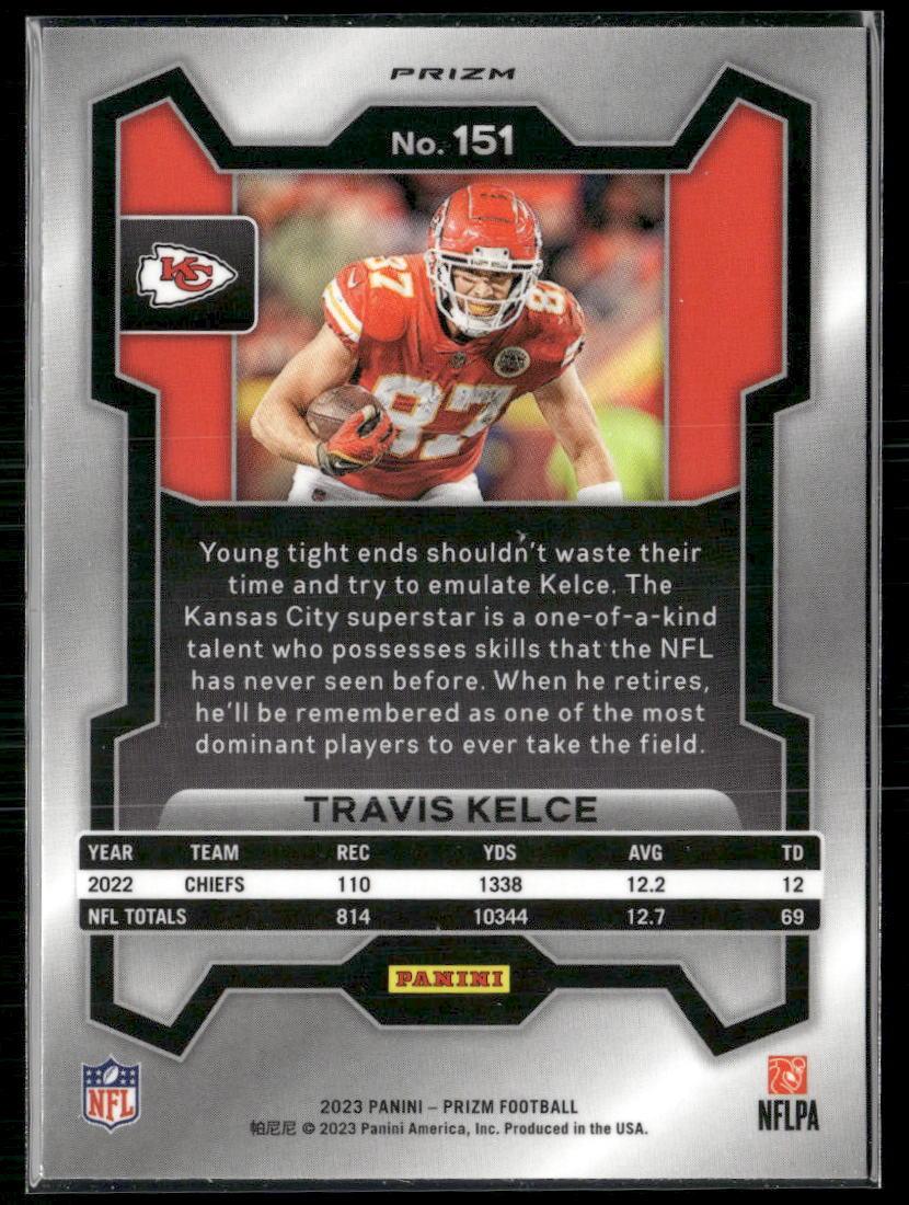 2023 Panini Prizm #151 Travis Kelce Disco  Krazy King Collectibles LLC   