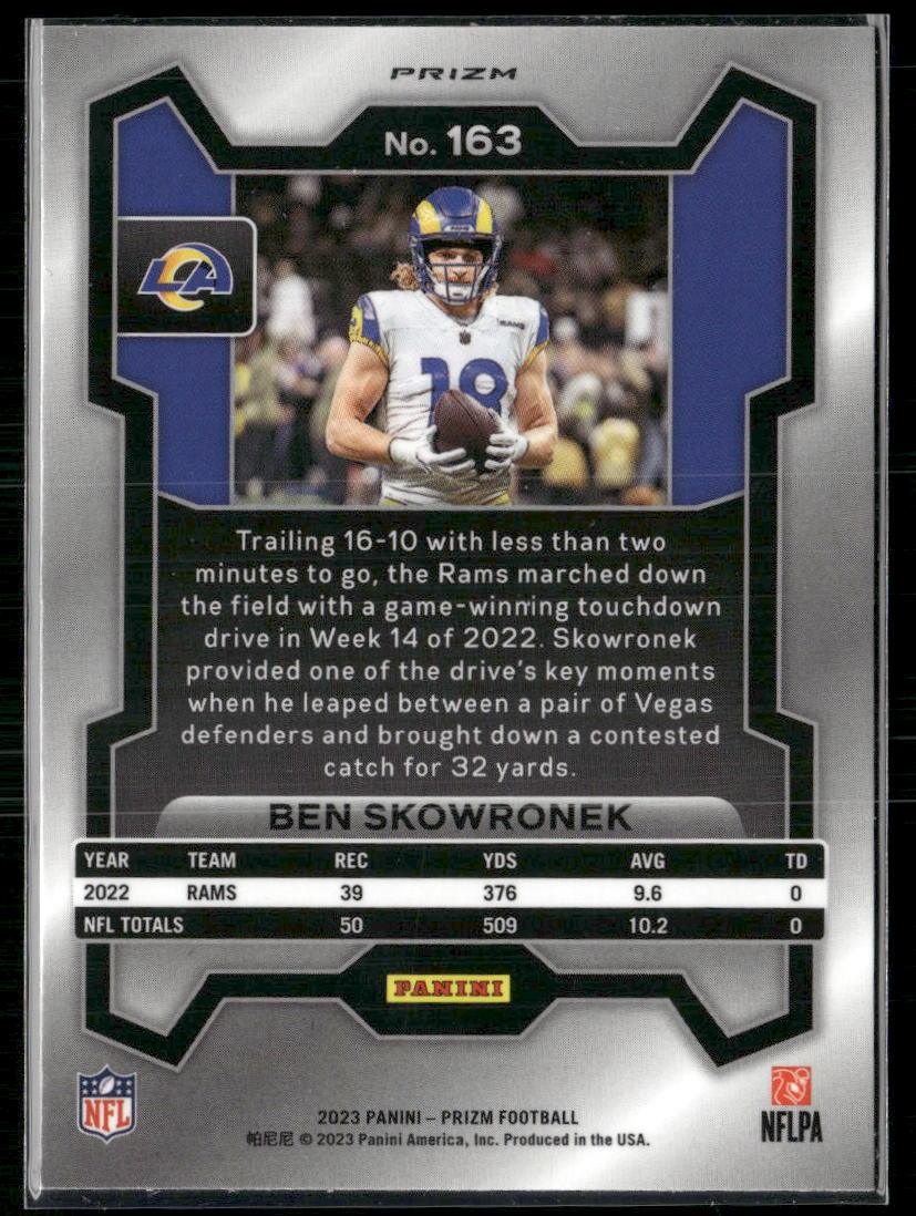 2023 Panini Prizm #163 Ben Skowronek Disco  Krazy King Collectibles LLC   