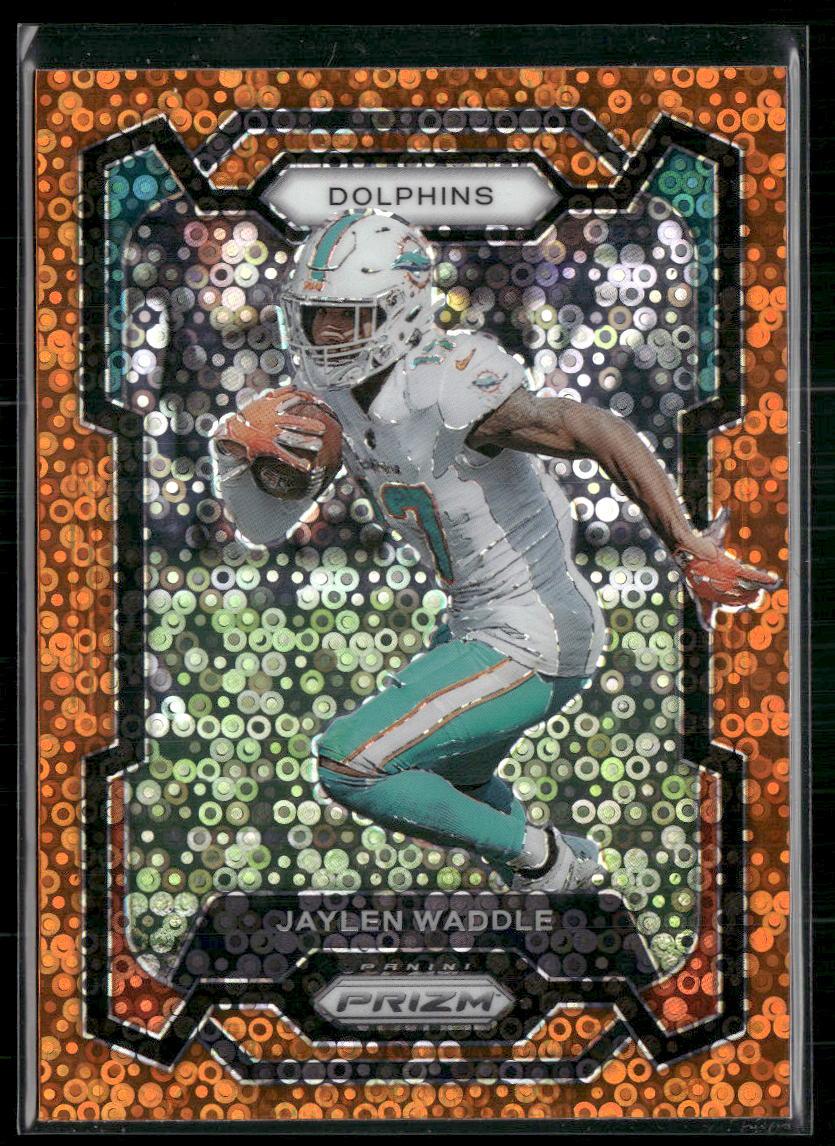 2023 Panini Prizm #185 Jaylen Waddle Disco  Krazy King Collectibles LLC   