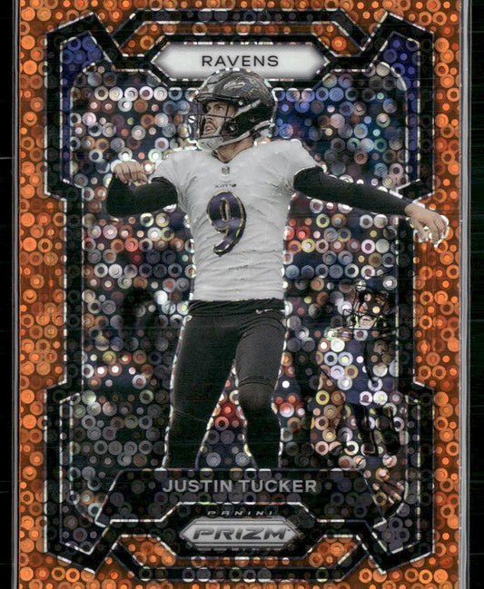 2023 Panini Prizm #22 Justin Tucker Disco  Krazy King Collectibles LLC   