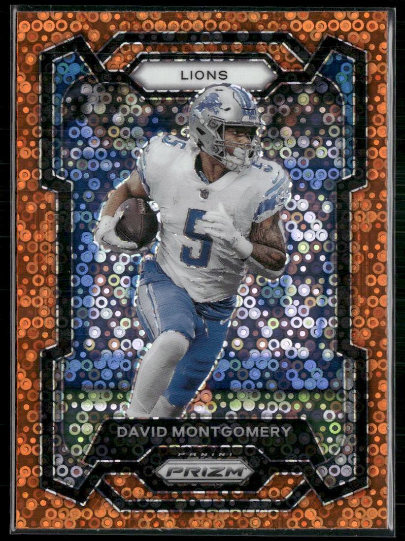 2023 Panini Prizm #97 David Montgomery Disco  Krazy King Collectibles LLC   