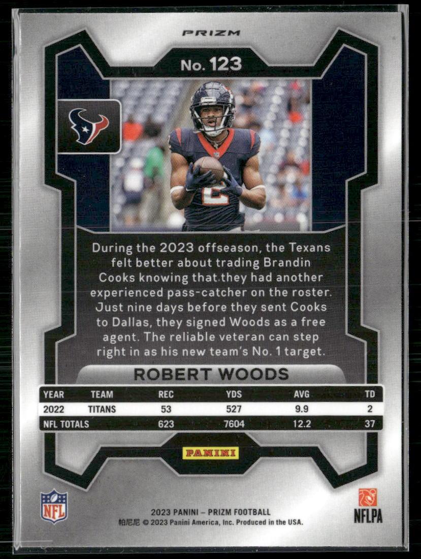 2023 Panini Prizm #123 Robert Woods Disco  Krazy King Collectibles LLC   