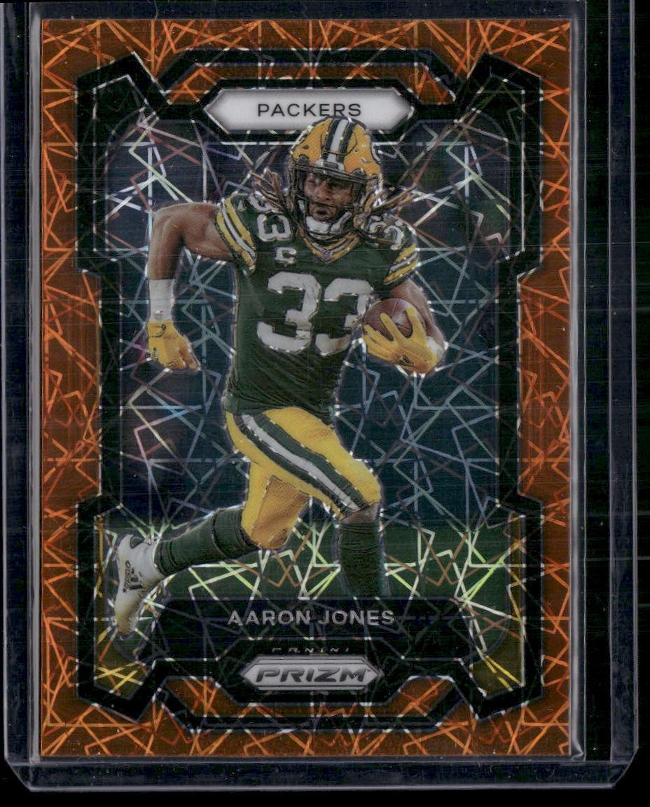 2023 Panini Prizm #105 Aaron Jones Lazer  Krazy King Collectibles LLC   