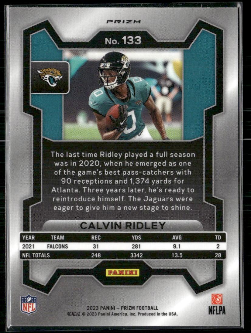 2023 Panini Prizm #133 Calvin Ridley Lazer  Krazy King Collectibles LLC   