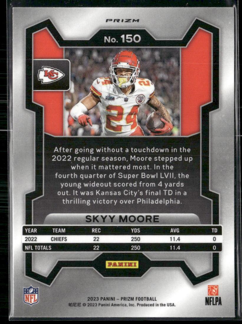 2023 Panini Prizm #150 Skyy Moore Lazer  Krazy King Collectibles LLC   