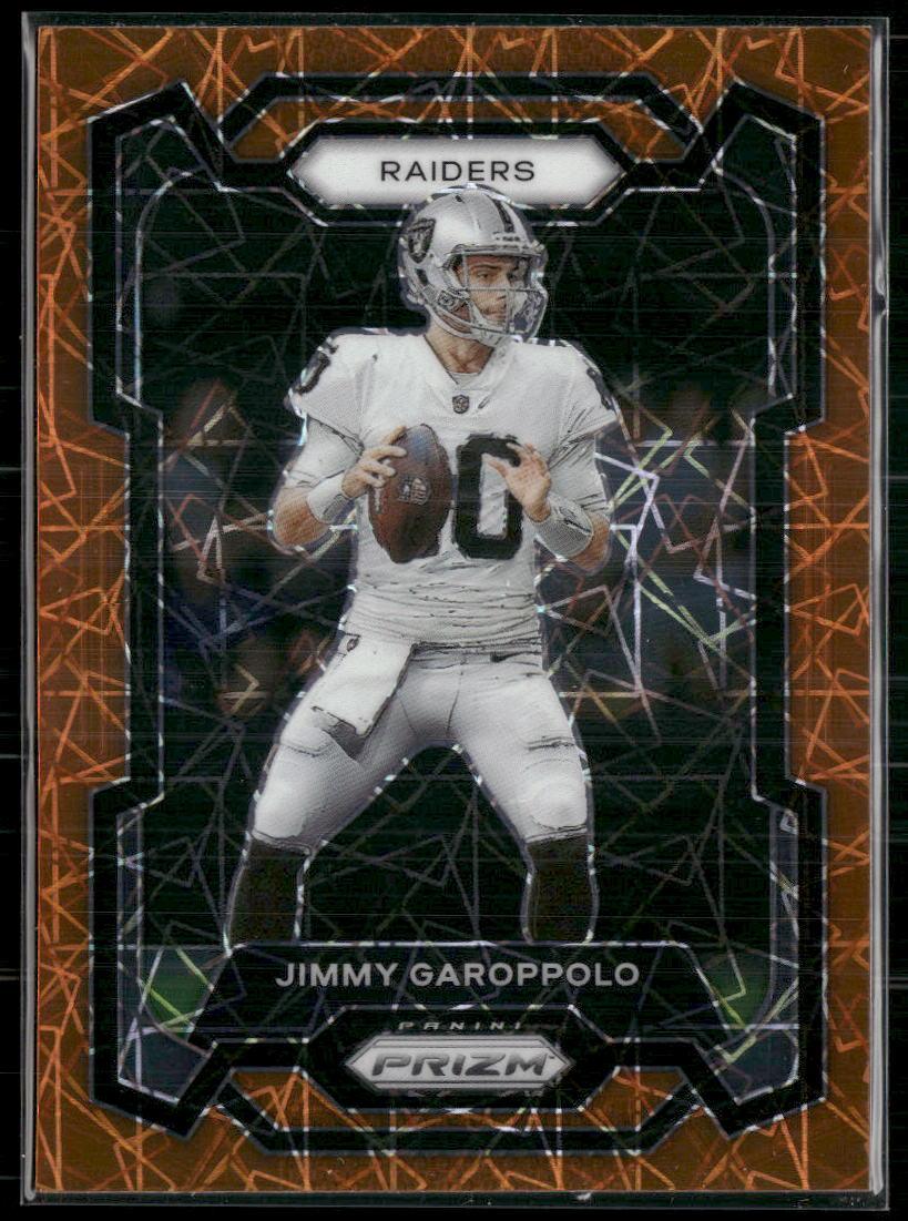 2023 Panini Prizm #176 Jimmy Garoppolo Lazer  Krazy King Collectibles LLC   