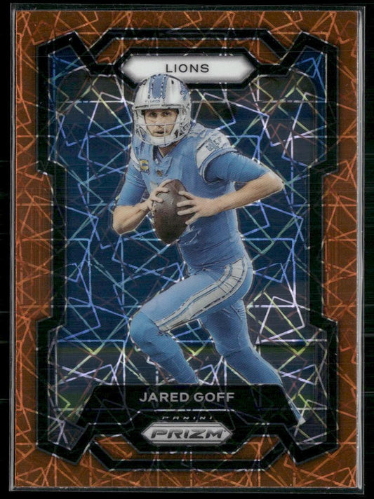 2023 Panini Prizm #98 Jared Goff Lazer  Krazy King Collectibles LLC   