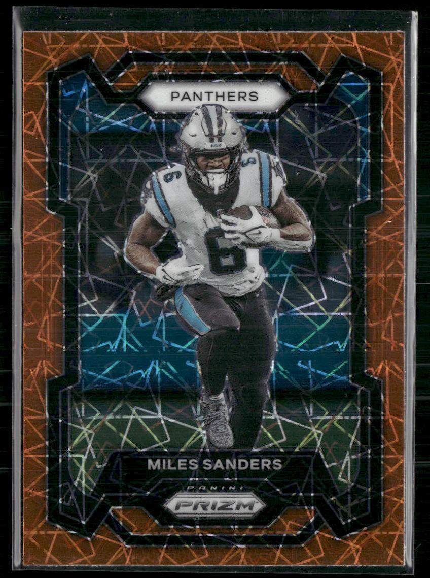 2023 Panini Prizm #44 Miles Sanders Lazer  Krazy King Collectibles LLC   