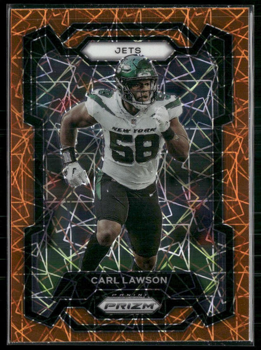 2023 Panini Prizm #231 Carl Lawson Lazer  Krazy King Collectibles LLC   