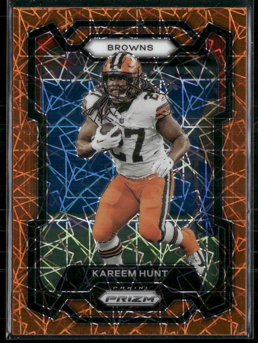 2023 Panini Prizm #67 Kareem Hunt Lazer  Krazy King Collectibles LLC   