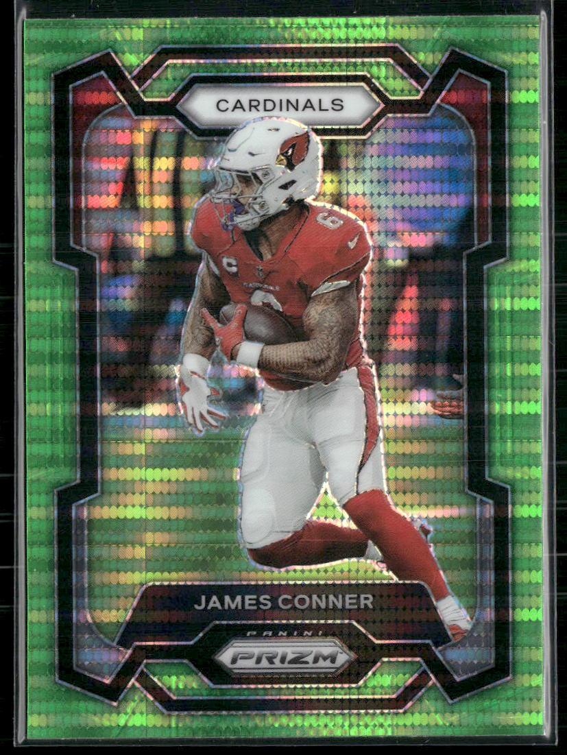 2023 Panini Prizm James Conner #5 Neon Green Pulsar  Krazy King Collectibles LLC   