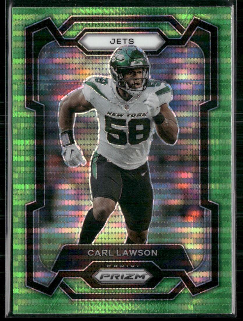 2023 Prizm #231 Carl Lawson - Neon Green Pulsar  Krazy King Collectibles LLC   