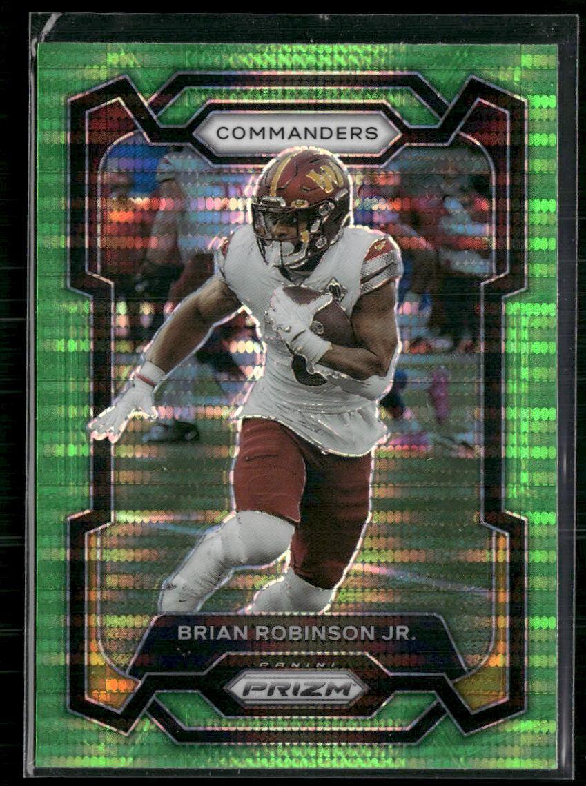 2023 Prizm Brian Robinson Jr #292 - Neon Green Pulsar  Krazy King Collectibles LLC   