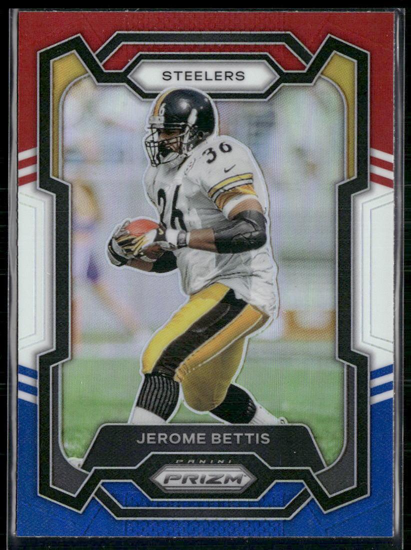 2023 Panini Prizm - Emergent Prizms Silver #251 Jerome Bettis Red White and Blue  Krazy King Collectibles LLC   