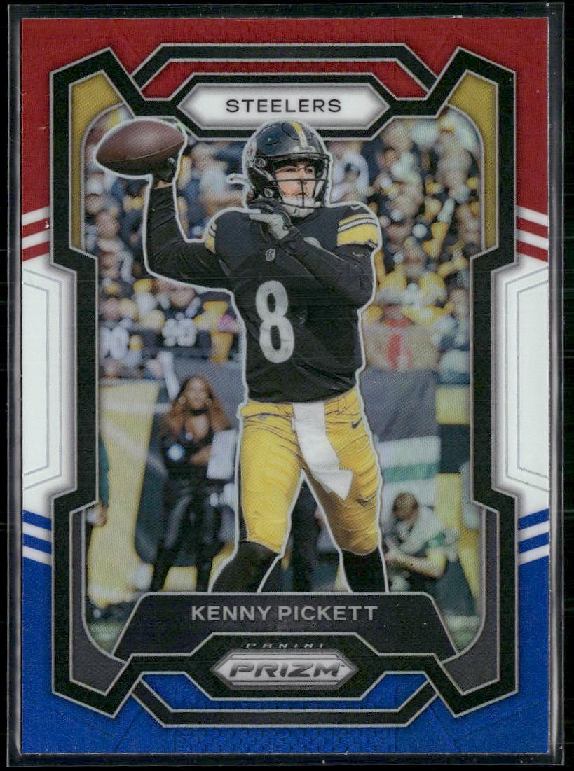 Prizm #249 Kenny Pickett Red White and Blue  Krazy King Collectibles LLC   