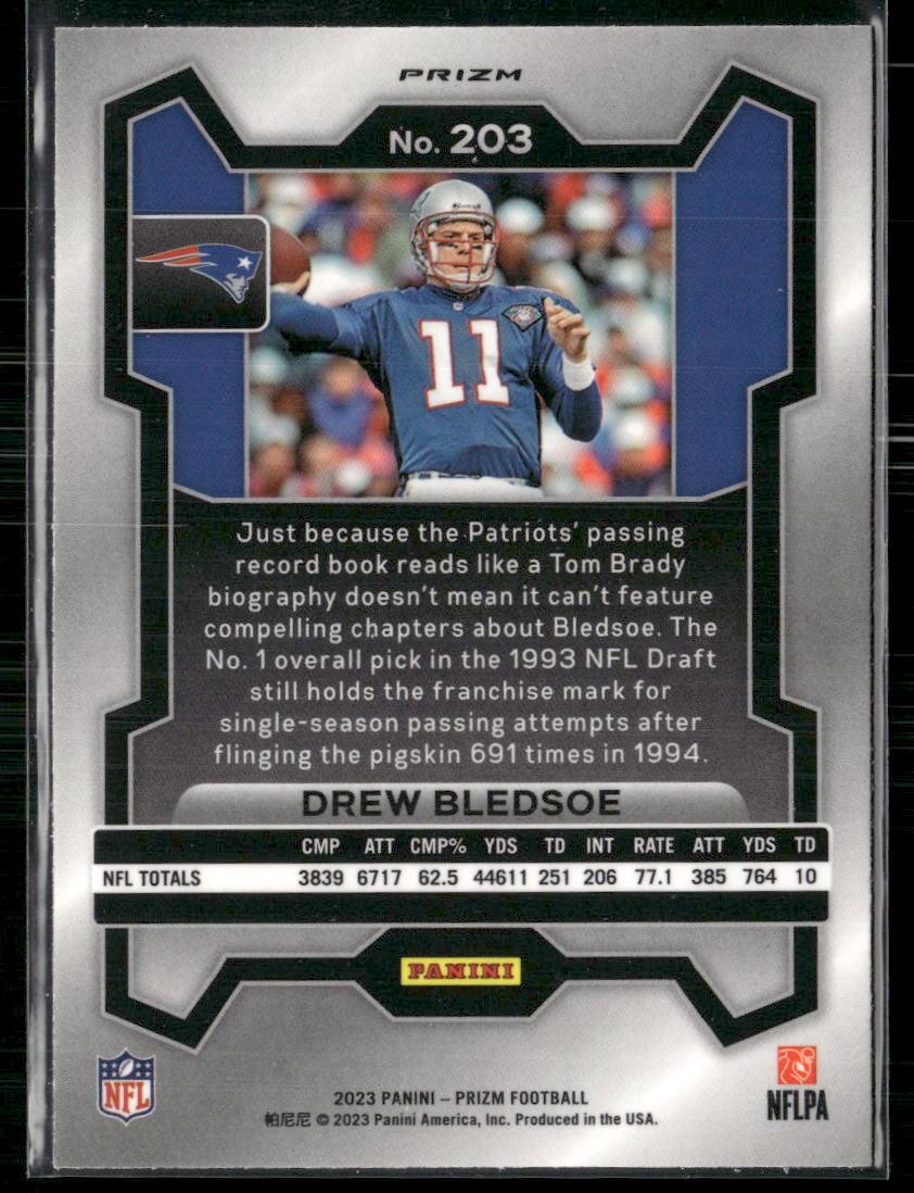 2023 Prizm #203 Drew Bledsoe Red White Blue  Krazy King Collectibles LLC   