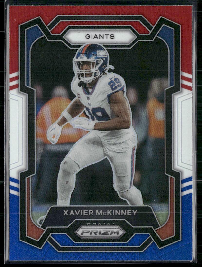 2023 Panini Prizm - #226 Xavier McKinney Red White and Blue  Krazy King Collectibles LLC   