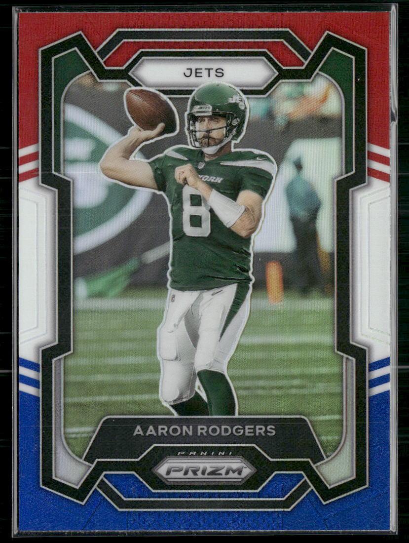 Prizm #227 Aaron Rodgers Red White and Blue  Krazy King Collectibles LLC   