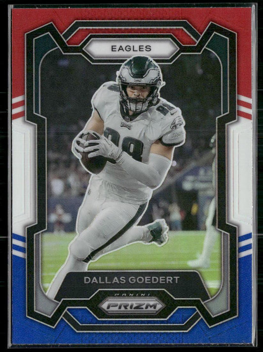 2023 Panini Prizm - #238 Dallas Goedert Red White and Blue  Krazy King Collectibles LLC   