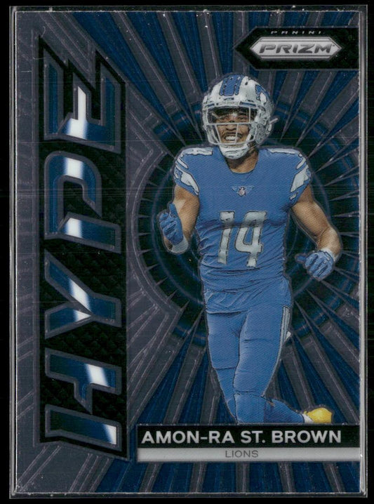 Prizm #H-9 Amon-Ra St. Brown Hype  Krazy King Collectibles LLC   