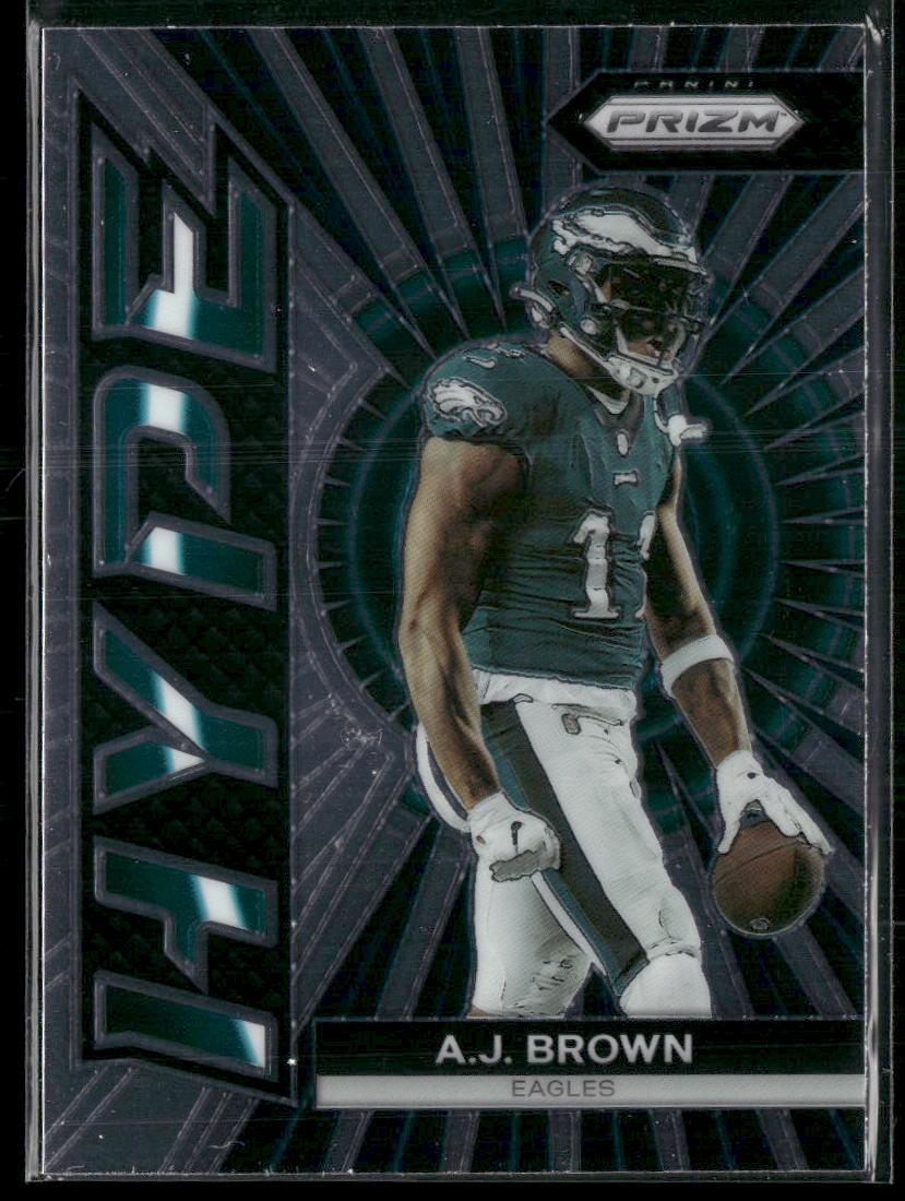 2023 Panini Prizm - Emergent Prizms Silver #H-6 A.J. Brown Hype  Krazy King Collectibles LLC   